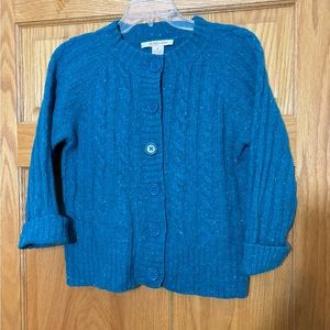 NINE & Company Turquoise button down cardigan sweater